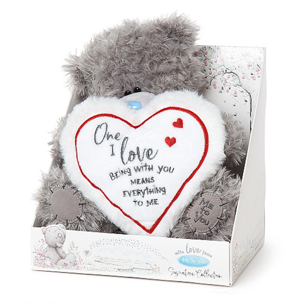 9" One I Love Padded Heart Verse Me to You Bear Extra Image 1